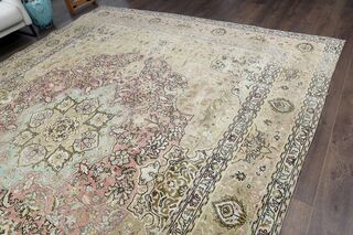 Faded Persian Vintage Area Rug - Thumbnail