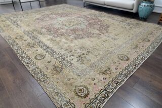 Faded Persian Vintage Area Rug - Thumbnail