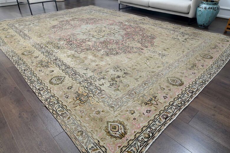 Faded Persian Vintage Area Rug