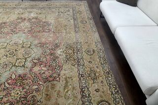 Faded Persian Vintage Area Rug - Thumbnail