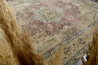 Faded Persian Vintage Area Rug - Thumbnail