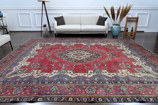 Oriental Pink Persian Rug - Thumbnail
