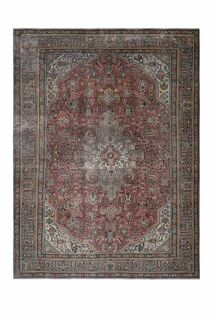 Original Pink Vintage Persian Area Rug - Thumbnail