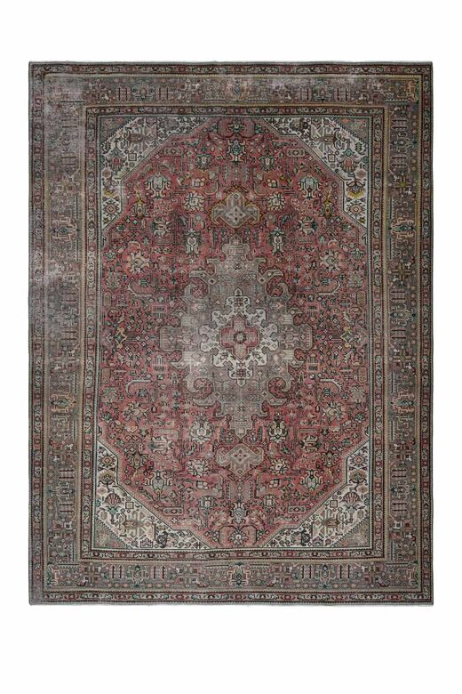 Rugser - Original Pink Vintage Persian Area Rug