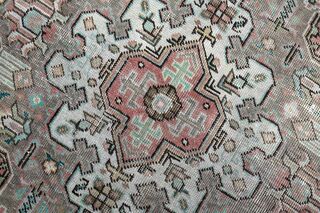 Original Pink Vintage Persian Area Rug - Thumbnail