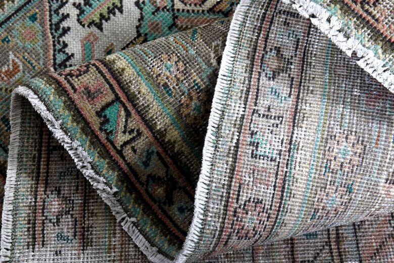 Original Pink Vintage Persian Area Rug