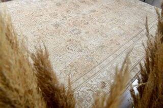 Persian 9x13 Wool Floral Rug - Thumbnail