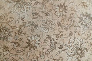 Persian 9x13 Wool Floral Rug - Thumbnail