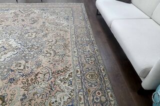 Oushak Hand-Knotted 9x13 Wool Persian Rug - Thumbnail