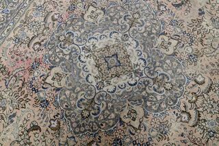 Oushak Hand-Knotted 9x13 Wool Persian Rug - Thumbnail