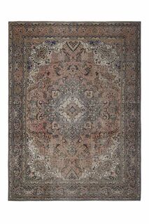 Oushak Hand-Knotted 9x13 Wool Persian Rug - Thumbnail