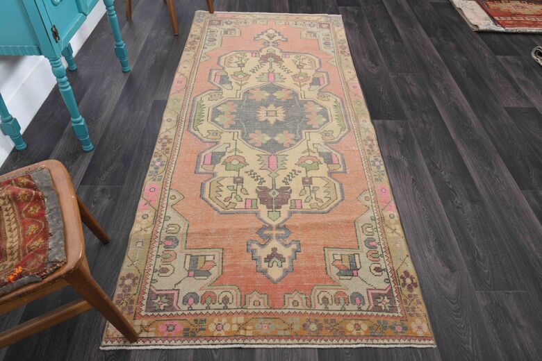 Vintage Oushak Runner Rug