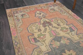 Vintage Oushak Runner Rug - Thumbnail