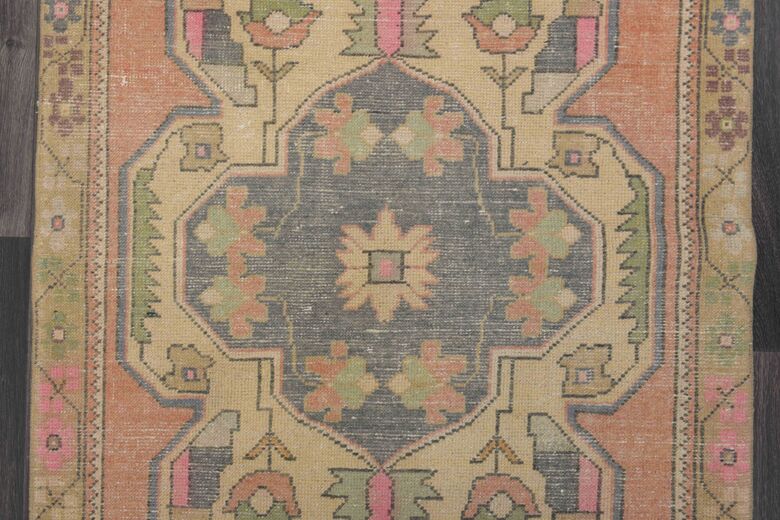 Vintage Oushak Runner Rug