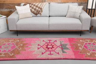 Oushak Vintage Runner Rug - Thumbnail