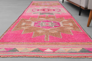 Oushak Vintage Runner Rug - Thumbnail