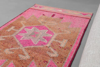 Oushak Vintage Runner Rug - Thumbnail