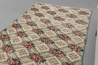 Vintage Oushak Runner Rug - Thumbnail