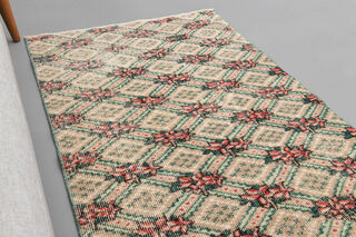 Vintage Oushak Runner Rug - Thumbnail