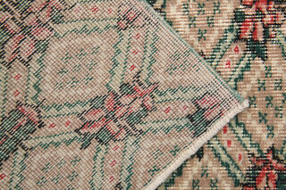 Vintage Oushak Runner Rug - Thumbnail