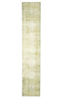 Sage - Vintage Oushak Runner Rug - Thumbnail