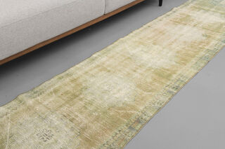 Sage - Vintage Oushak Runner Rug - Thumbnail