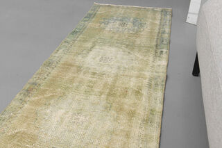 Sage - Vintage Oushak Runner Rug - Thumbnail