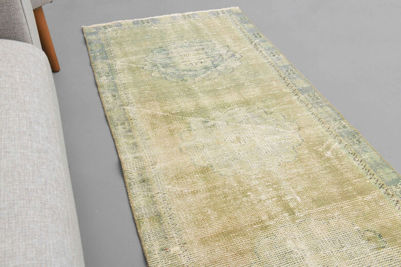 Sage - Vintage Oushak Runner Rug