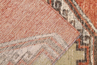 Brick Red Oushak Runner Rug - Thumbnail