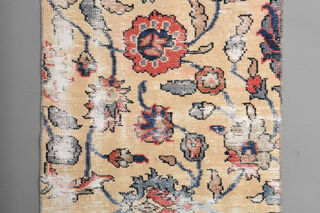 2x10 Floral Oushak Runner Rug - Thumbnail