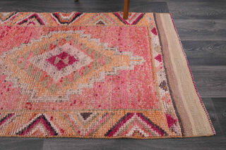 3x10 feet Vintage Turkish Runner Rug - Thumbnail