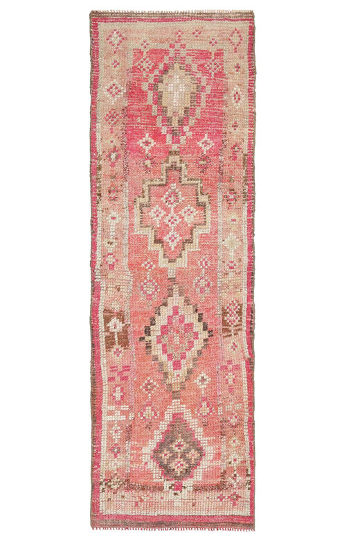 Pink Charm - Vintage Unique Runner Rug