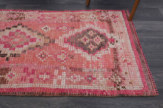 Pink Charm - Vintage Unique Runner Rug - Thumbnail