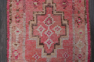 Pink Charm - Vintage Unique Runner Rug - Thumbnail