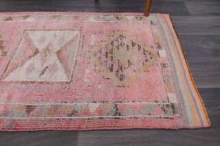 Vintage Oushak Runner Rug - Thumbnail