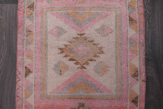 Vintage Oushak Runner Rug - Thumbnail