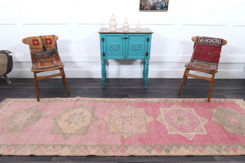 3x12 Vintage Turkish Runner Rug