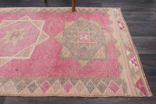 3x12 Vintage Turkish Runner Rug - Thumbnail