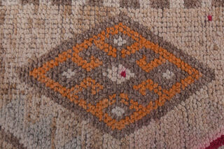 Muted Colored 1960's Vintage Runner Rug - Thumbnail