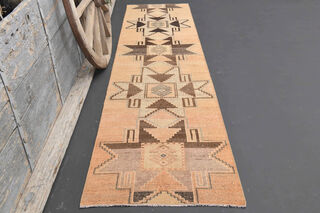 Oushak Hallway Runner Rug - Thumbnail