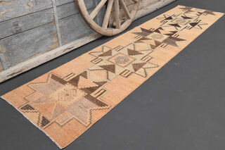 Oushak Hallway Runner Rug - Thumbnail