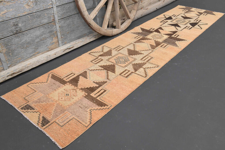 Oushak Hallway Runner Rug