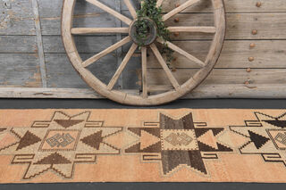 Oushak Hallway Runner Rug - Thumbnail