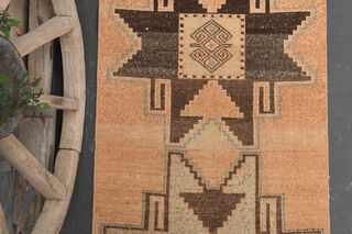 Oushak Hallway Runner Rug - Thumbnail