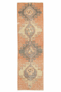 Oushak Runner Rug - Thumbnail