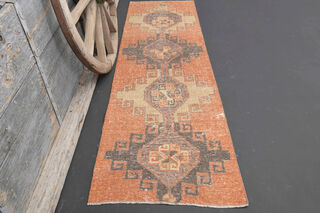 Oushak Runner Rug - Thumbnail