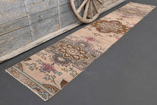 Authentic Long Vintage Runner Rug - Thumbnail