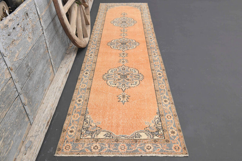 Vintage Oushak Runner Rug