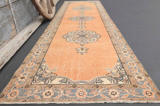 Vintage Oushak Runner Rug - Thumbnail