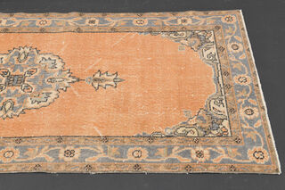 Vintage Oushak Runner Rug - Thumbnail